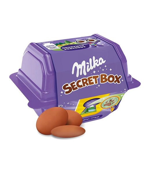 Шоколад молочний + іграшка Secret Box Milka