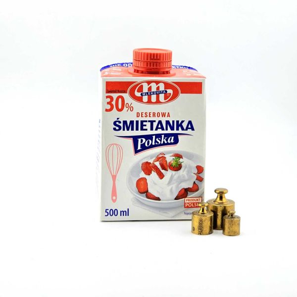 Вершки 30% 500мл ТМ Mlekovita Вершки 30% 500мл ТМ Mlekovita