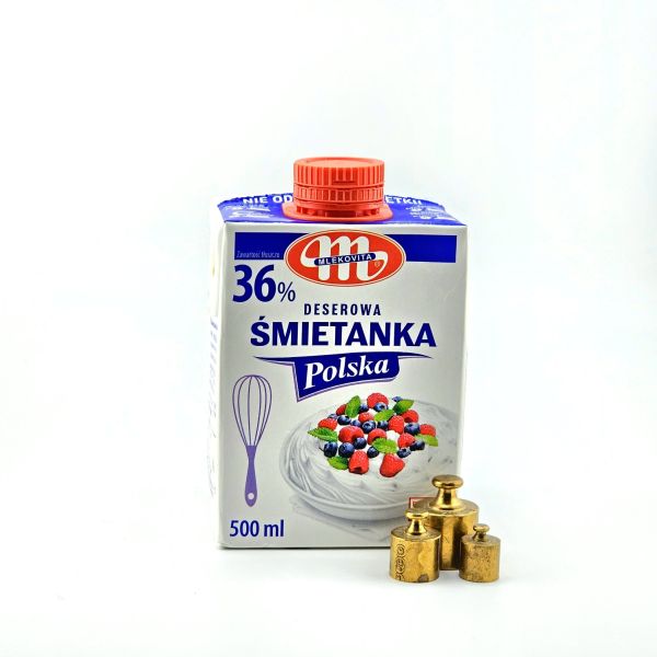 Вершки 36% "Mlekovita" фасування 0.5л Вершки 36% "Mlekovita" фасування 0.5л