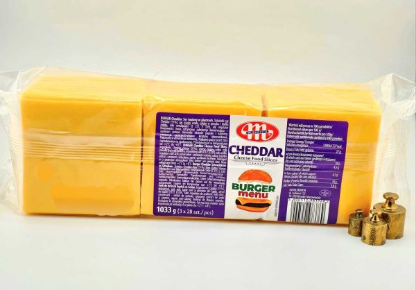 Сир плавлений Чеддер Mlekovita 1.033 кг Сир плавлений Чеддер Mlekovita 1.033 кг