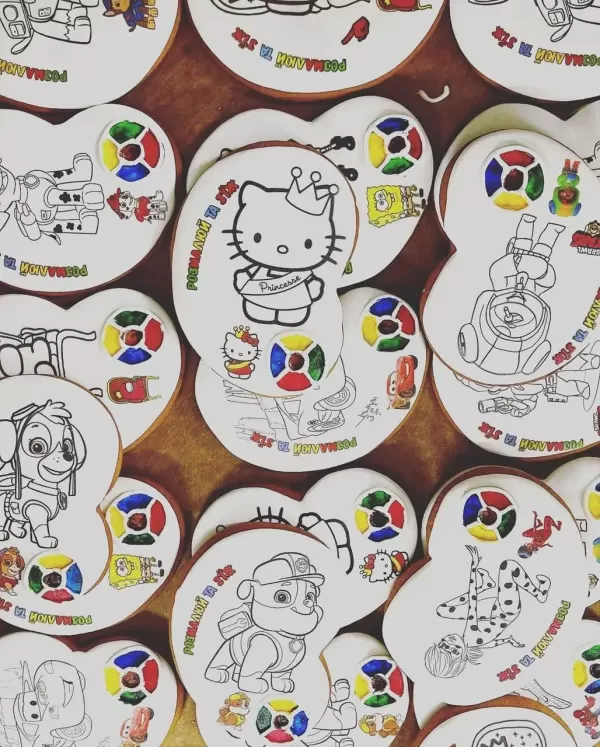 Дитячі пряники-розмальовки. Їстівні розмальовки для дітей. Інтерактивний пряник, подарунок на день народження Дитячі пряники-розмальовки. Їстівні розмальовки для дітей. Інтерактивний пряник, подарунок на день народження