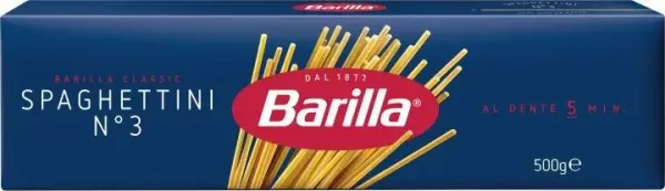 Макарони спагеті BARILLA Spaghettini №3 500г Макарони спагеті BARILLA Spaghettini №3 500г