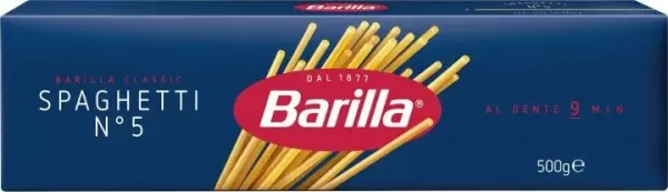 Макарони спагеті BARILLA Spaghetti №5 500г Макарони спагеті BARILLA Spaghetti №5 500г