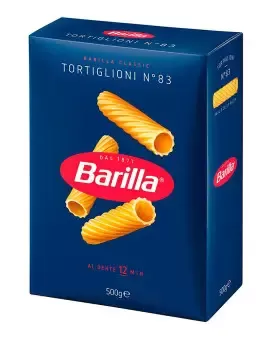 Макарони BARILLA Tortiglioni №83 Макарони BARILLA Tortiglioni №83