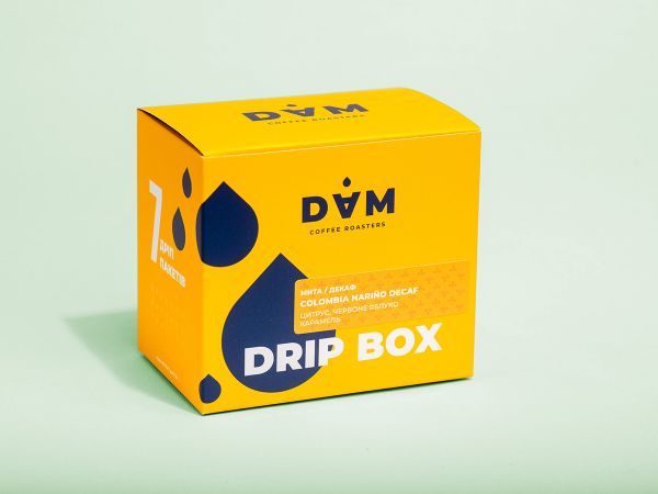 Пачка дріпів “Colombia Nariño Decaf”- 7шт Пачка дріпів “Colombia Nariño Decaf”- 7шт