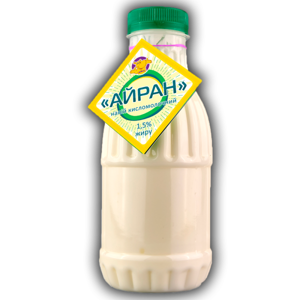 Напій кисломолочний "Айран" 1,5% жиру Напій кисломолочний "Айран" 1,5% жиру
