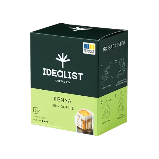 Дріп кава Кенія (7 шт)/уп. Дріп кава Кенія (7 шт)/уп.