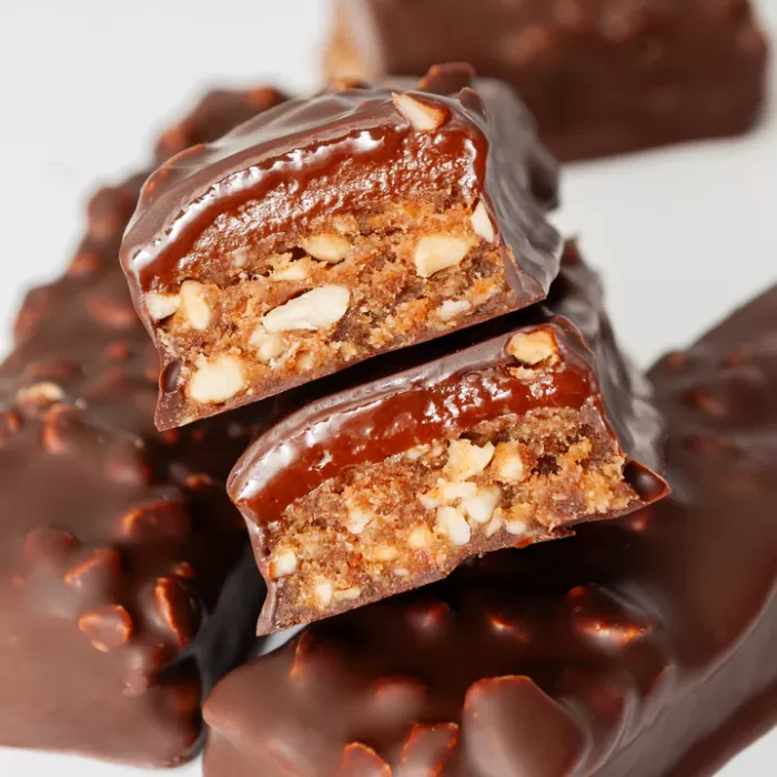 Батончики FIZI Peanut + Caramel x10 шт