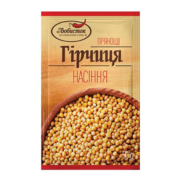 Насіння гірчиці Любисток 50г Насіння гірчиці Любисток 50г