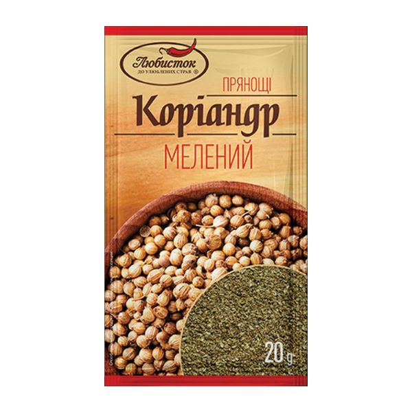 Коріандр мелений Любисток 20г Коріандр мелений Любисток 20г