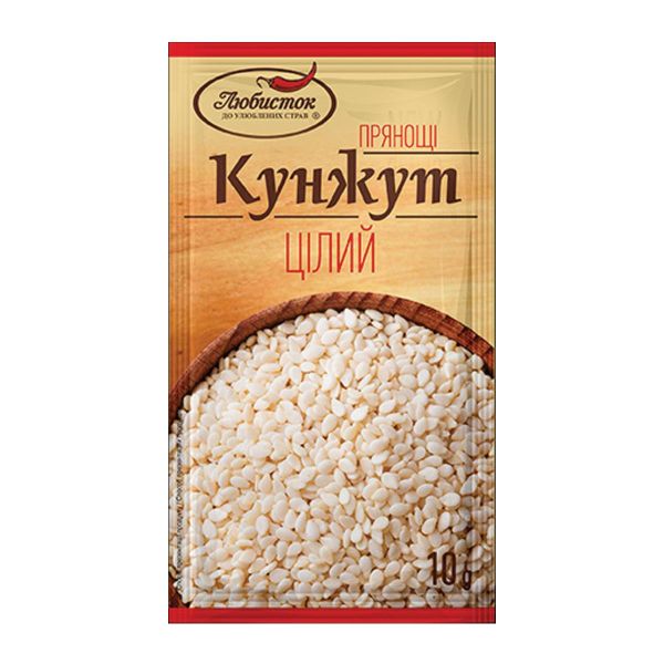 Кунжут цілий Любисток 10г Кунжут цілий Любисток 10г