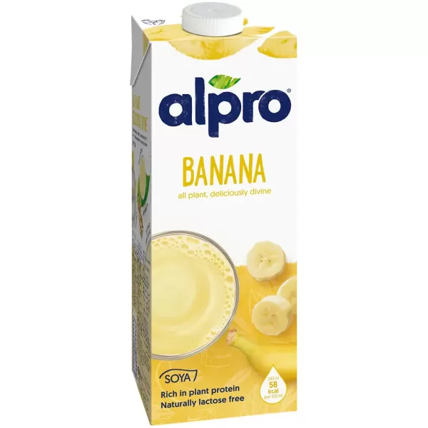 Напій Alpro соєвий банановий, 1л Напій Alpro соєвий банановий, 1л