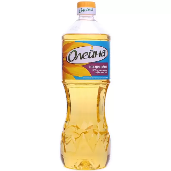 Олія соняшникова Олейна Традиційна рафінована 0.85 л Олія соняшникова Олейна Традиційна рафінована 0.85 л
