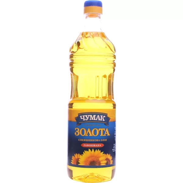 Олія соняшникова Чумак рафінована 0.9 л Олія соняшникова Чумак рафінована 0.9 л