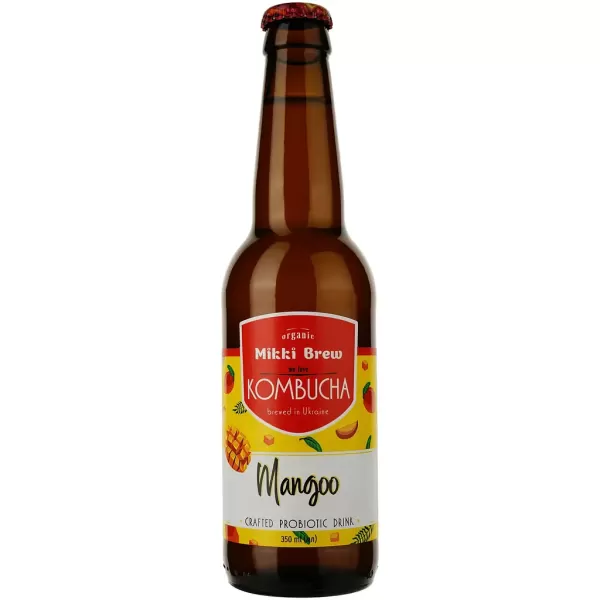 Напій Mikki Brew Kombucha Mangoo 0.35 л Напій Mikki Brew Kombucha Mangoo 0.35 л