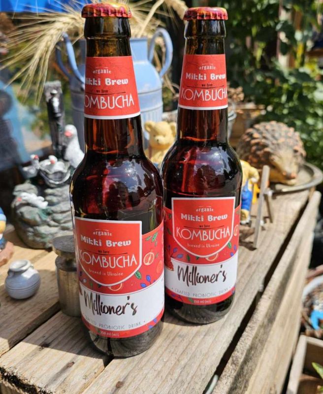 Напій безалкогольний комбуча "Mikki Brew" 350мл скло