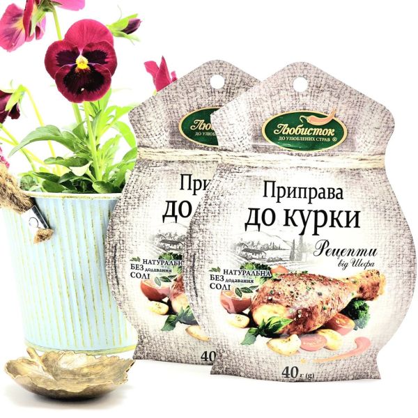Приправа до курки без солі "Рецепти від шефа" Любисток 40г