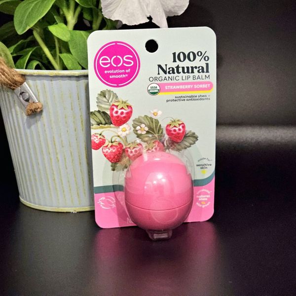 Бальзам для губ, EOS, полуничний сорбет, 7 г Бальзам для губ, EOS, полуничний сорбет, 7 г