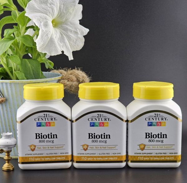 Biotin Біотин, 800 мкг, 110 таблеток Biotin Біотин, 800 мкг, 110 таблеток