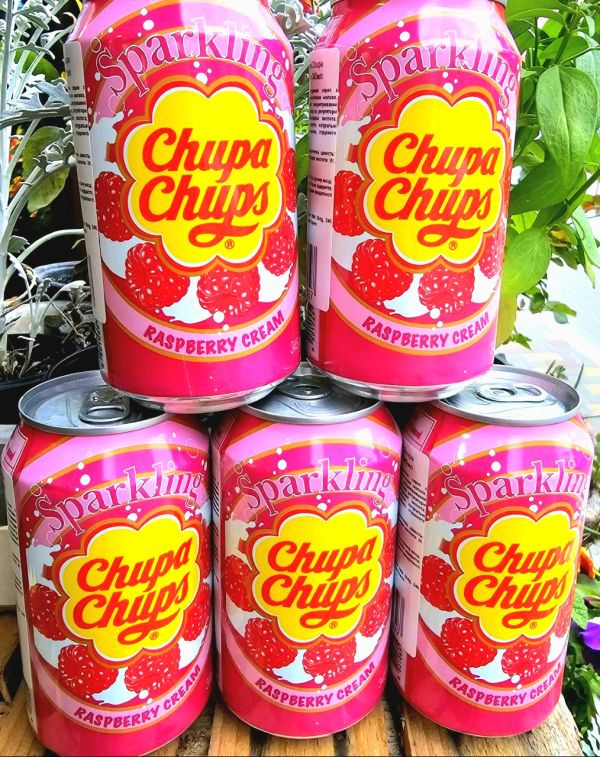Напій Chupa Chups Raspberry & Cream Flavour Напій Chupa Chups Raspberry & Cream Flavour