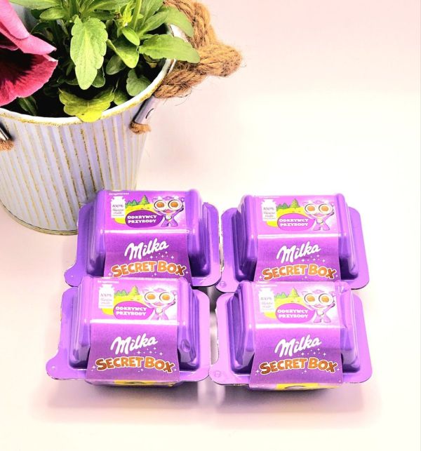 Шоколад молочний + іграшка Secret Box Milka Шоколад молочний + іграшка Secret Box Milka