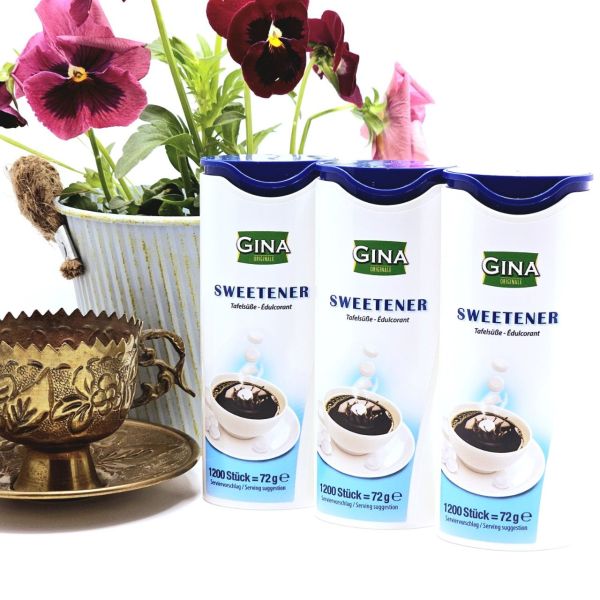 Цукрозамінник у таблетках Gina Sweetener 1200 таблеток Цукрозамінник у таблетках Gina Sweetener 1200 таблеток