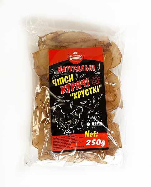 Хрусткі курячі чіпси 100г