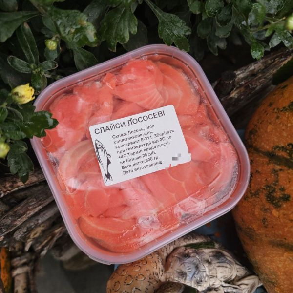 Слайси лососеві 300г Слайси лососеві 300г