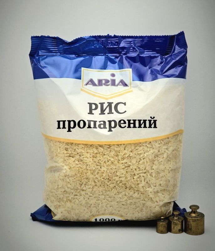 Рис пропарений Aria 1кг