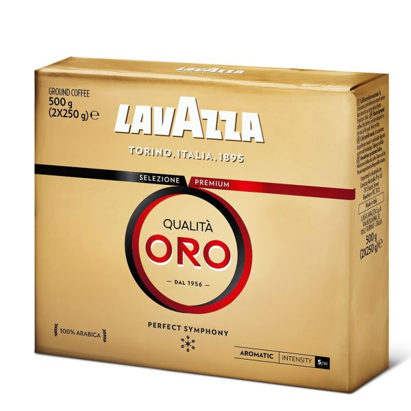 Кава мелена Lavazza Qualita Oro 500 г (2x250г) Кава мелена Lavazza Qualita Oro 500 г (2x250г)