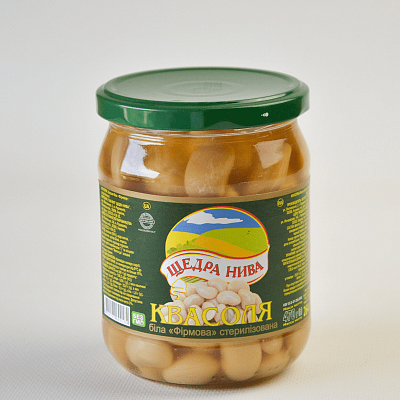 Консервована квасоля біла «Фірмова» Щедра Нива Консервована квасоля біла «Фірмова» Щедра Нива