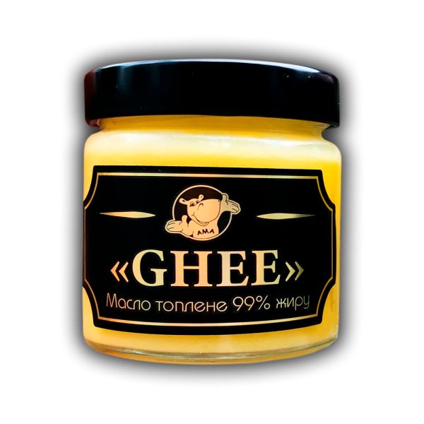 Масло топлене "GHEE" 99% жиру 200г Масло топлене "GHEE" 99% жиру 200г