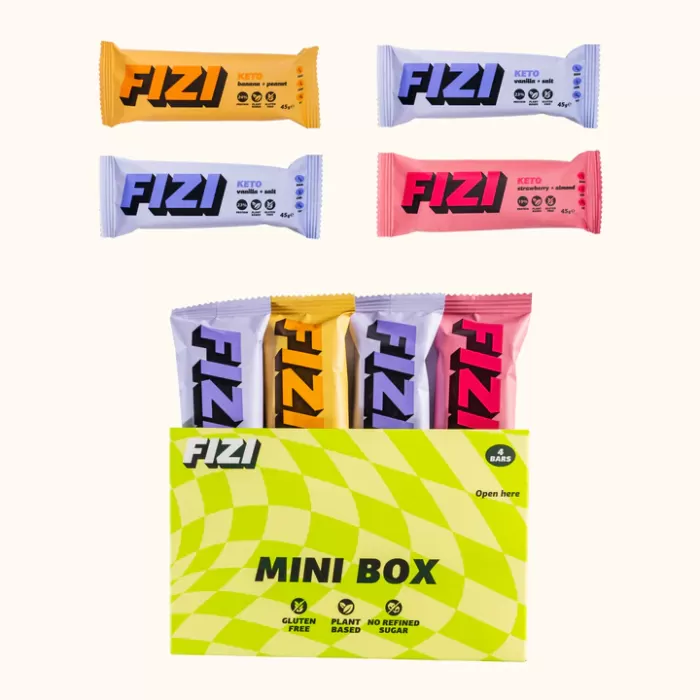 Батончики FIZI Mini box Keto x4 шт