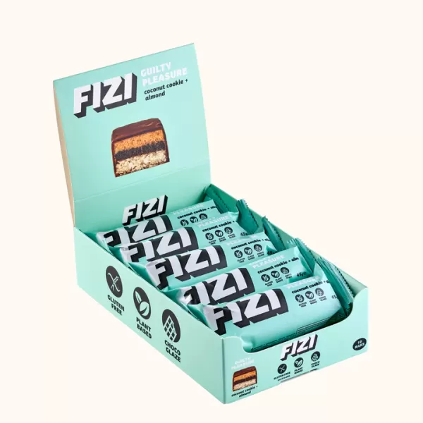 Батончики FIZI Coconut cookie + Almond x10 шт Батончики FIZI Coconut cookie + Almond x10 шт