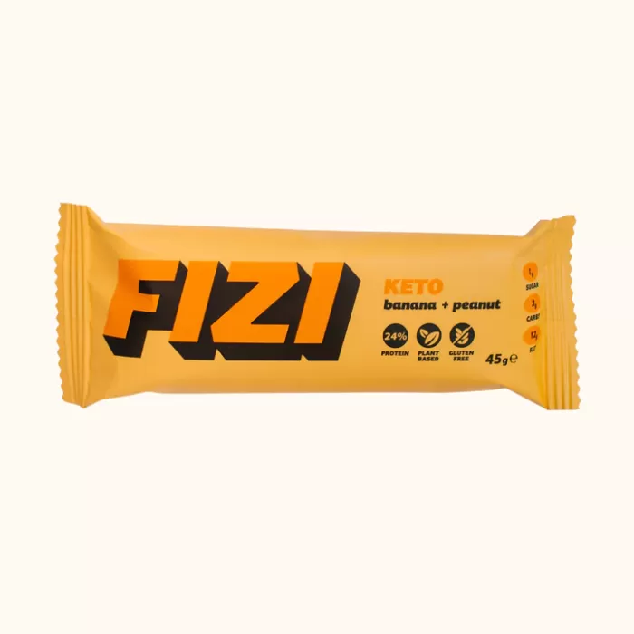 Батончики FIZI Banana + Peanut x10 шт