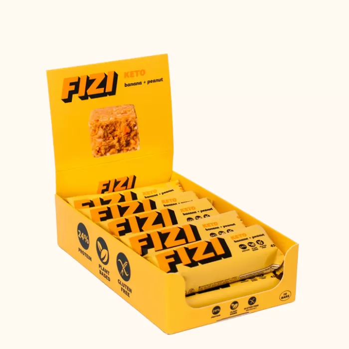 Батончики FIZI Banana + Peanut x10 шт