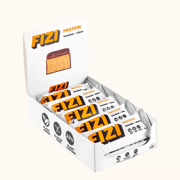 Батончики FIZI Hazelnut + Choco x10 шт Батончики FIZI Hazelnut + Choco x10 шт