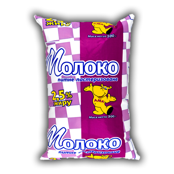 Молоко питне пастеризоване 2,5% жиру Молоко питне пастеризоване 2,5% жиру