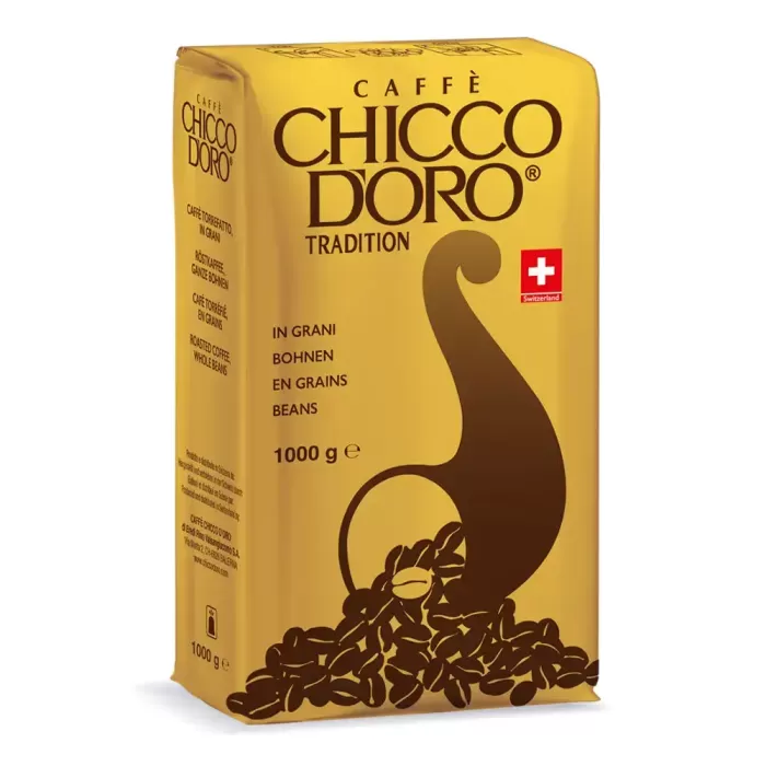 Кава в зернах Caffè Chicco d'oro Tradition 1кг 100% арабіка