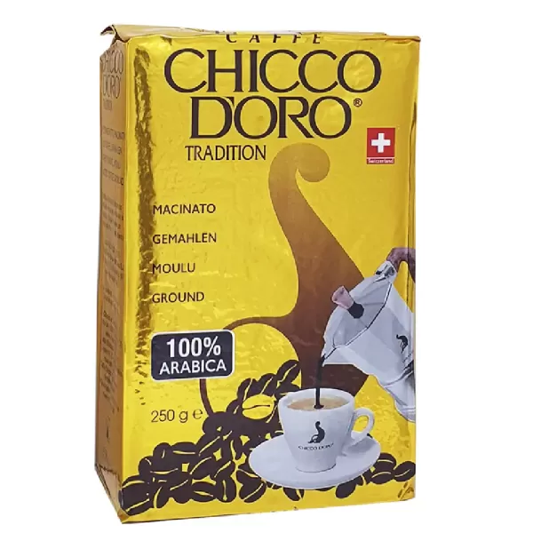 Кофе Chicco D'oro Тradition 100% arabica мелена 250 г Кофе Chicco D'oro Тradition 100% arabica мелена 250 г