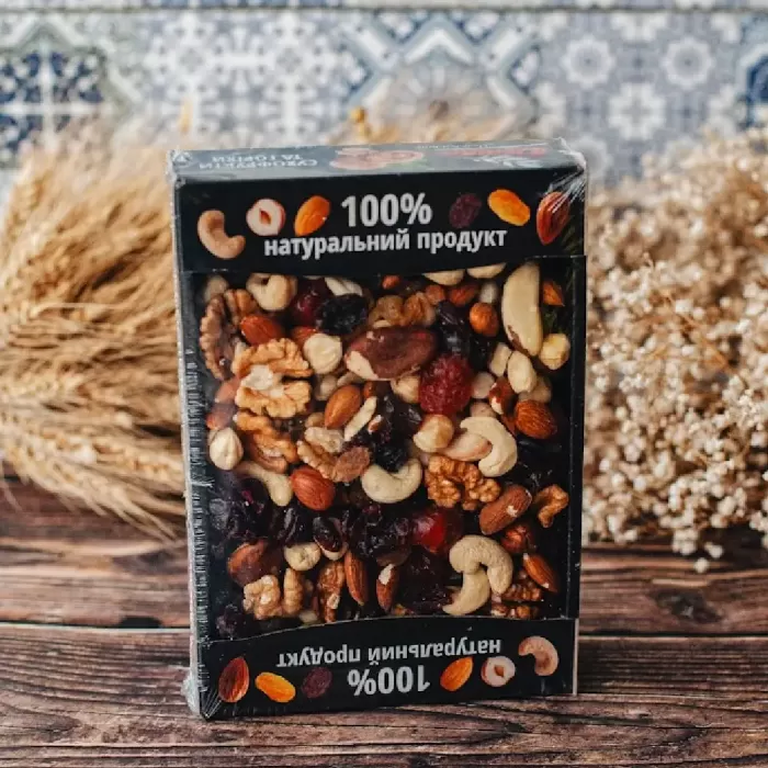 Мікс якісних горіхів та сухофруктів 500 гр