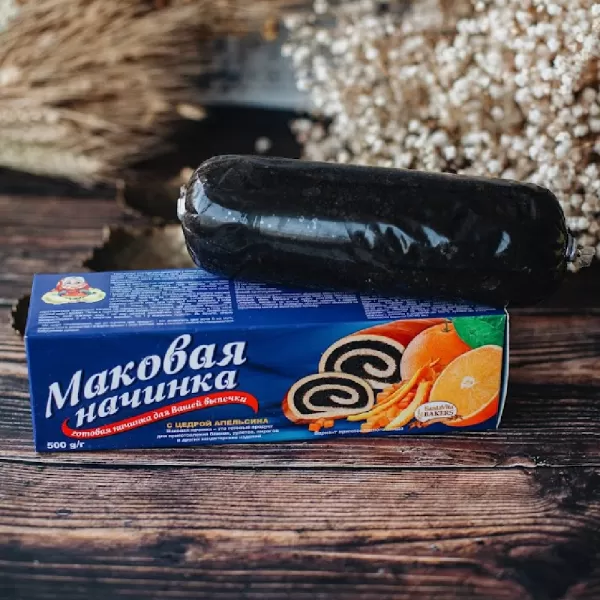 Макова начинка з цедрою апельсина SantaVita Bakers 500 г Макова начинка з цедрою апельсина SantaVita Bakers 500 г