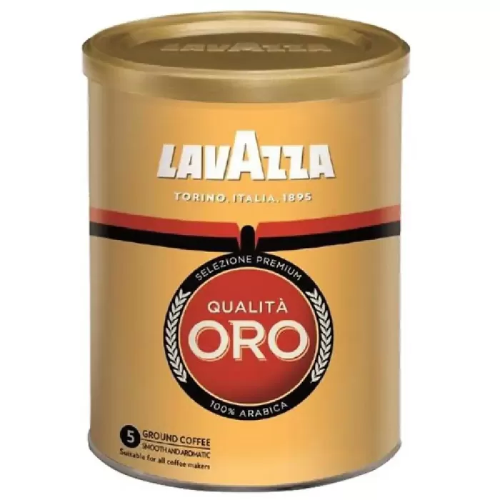 Кава Lavazza ORO мелена 250 г залізна банка