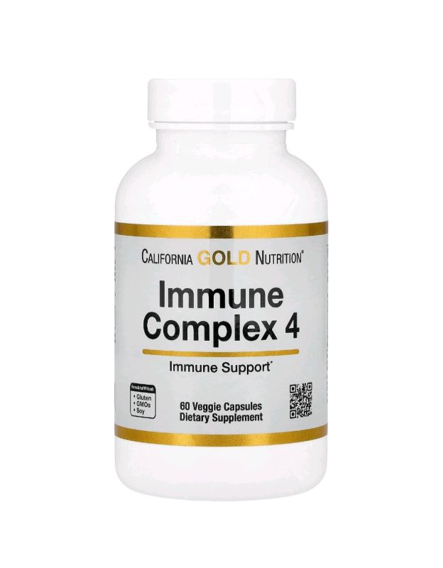 Immune Complex 4 Комплекс для підтримки імунітету, 60 веганських капсул