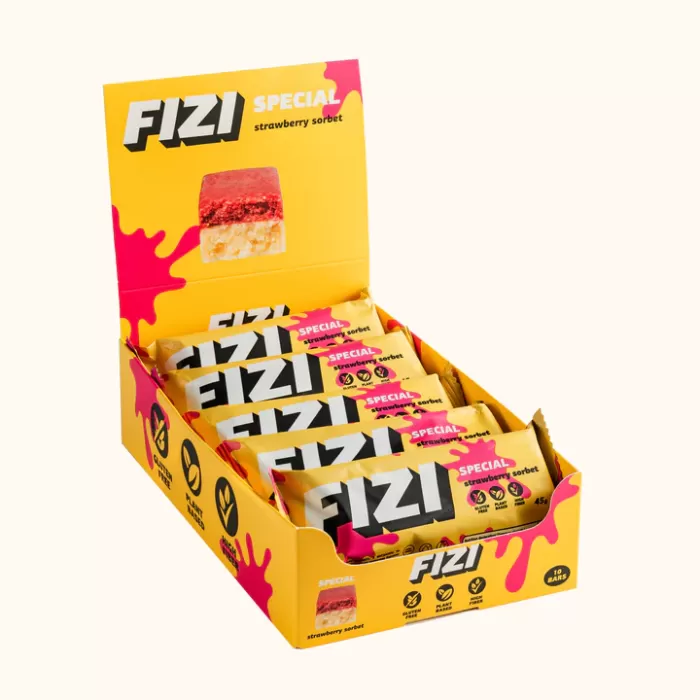 Батончики FIZI Strawberry Sorbet 10шт